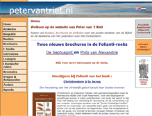 Tablet Screenshot of petervantriet.nl